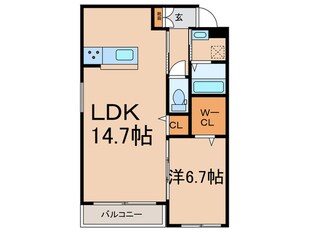 メゾン　ド　シエルの物件間取画像